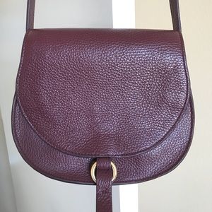 Burgundy Leather Handbag